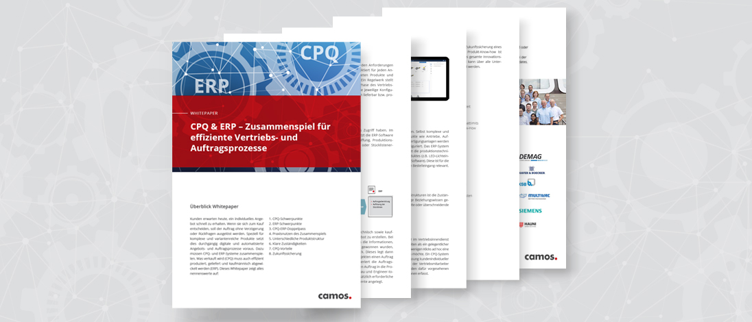 Whitepaper - CPQ & ERP Zusammenspiel für effiziente Vertriebs- und Auftragsprozesse