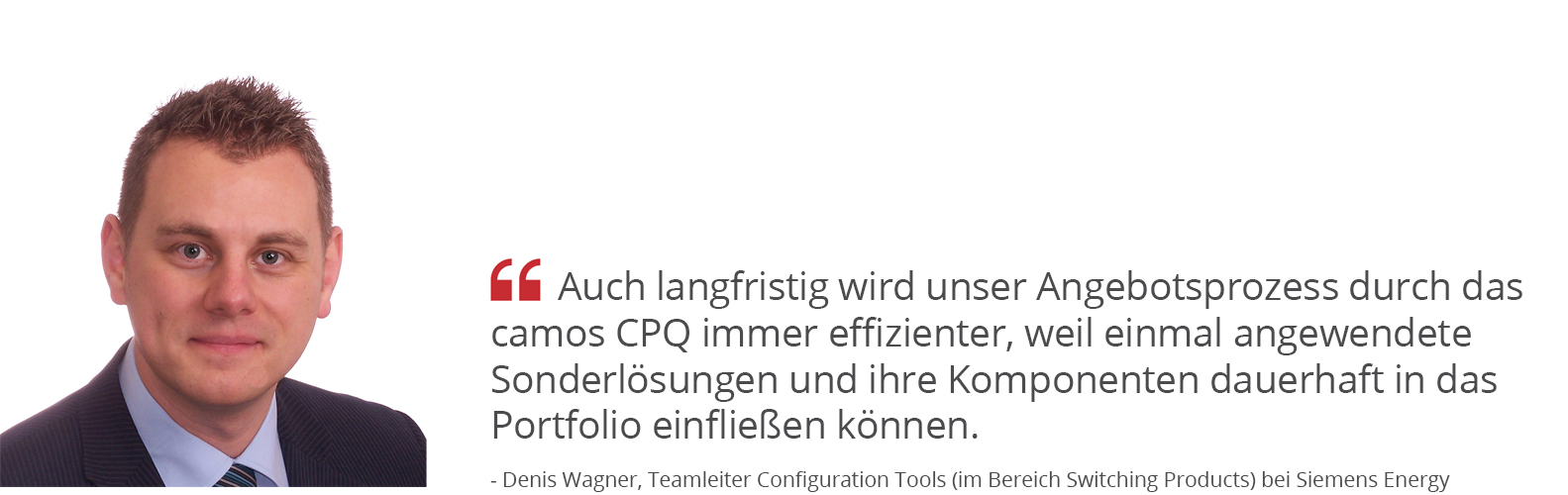 Denis Wagner, Teamleiter Configuration Tools (im Bereich Switching Products) bei Siemens Energy Denis Wagner, Teamleiter Configuration Tools (im Bereich Switching Products) bei Siemens Energy